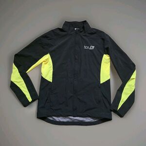 TCS London Marathon Mens Running Jacket L Black Regular Fit Lightweight Sport
